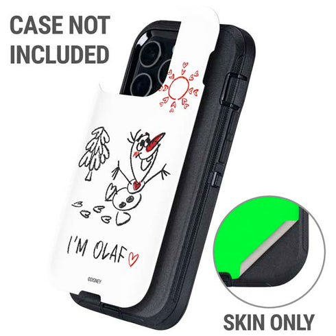 Disney Frozen I Am Olaf Art Otterbox Defender iPhone Skin