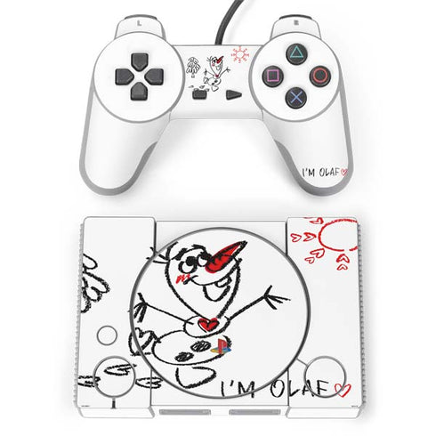 Disney Frozen I Am Olaf Art PlayStation Classic Bundle Skin