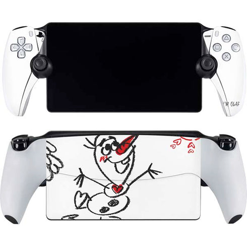 Disney Frozen I Am Olaf Art PlayStation Portal Remote Player Skin