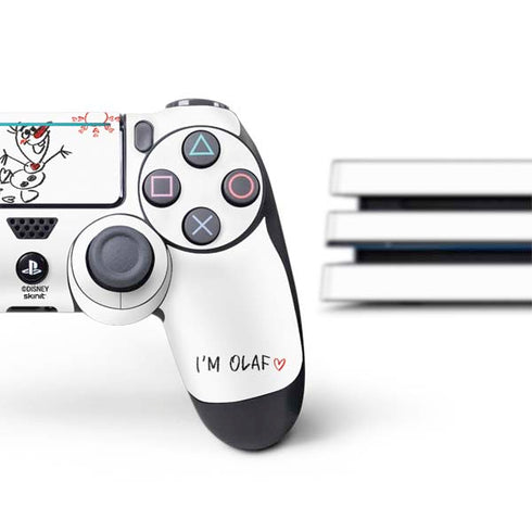 Disney Frozen I Am Olaf Art PS4 Pro Bundle Skin