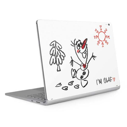 Disney Frozen I Am Olaf Art Surface Book 2 13.5in Skin