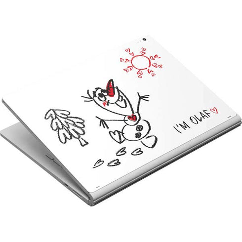 Disney Frozen I Am Olaf Art Surface Book Skin