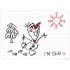 Disney Frozen I Am Olaf Art Surface Laptop Studio Skin