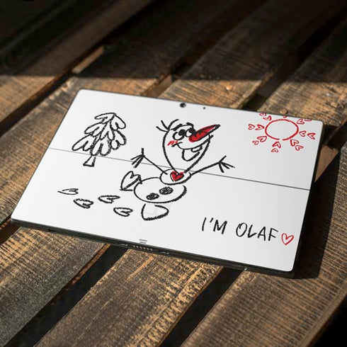 Disney Frozen I Am Olaf Art Surface Pro 7 Skin