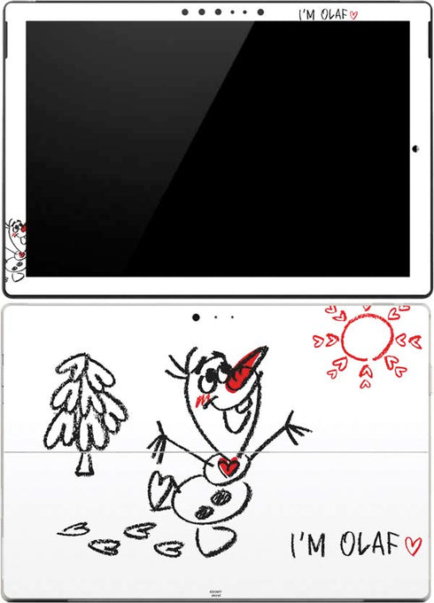 Disney Frozen I Am Olaf Art Surface Pro (2017) Skin