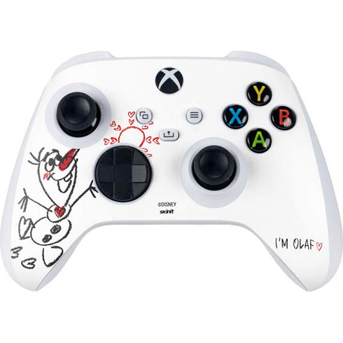 Disney Frozen I Am Olaf Art Xbox Series S Controller Skin