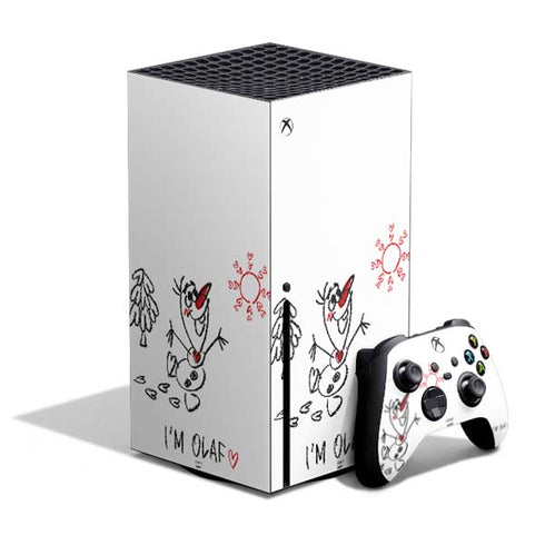 Disney Frozen I Am Olaf Art Xbox Series X Bundle Skin