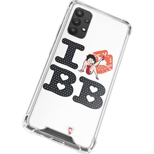 Betty Boop I Love BB Galaxy A32 5G Clear Case