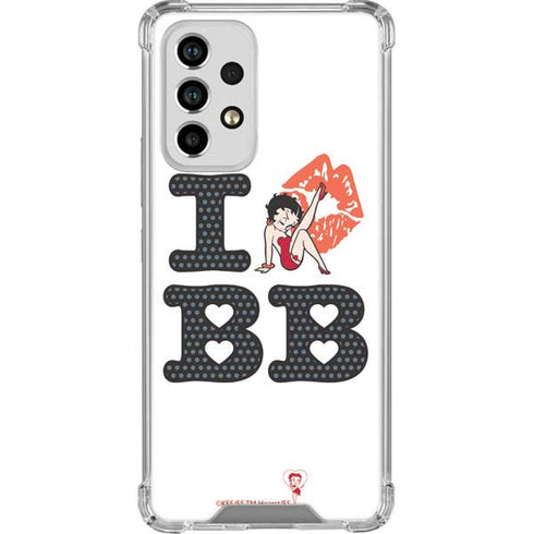Betty Boop I Love BB Galaxy A53 5G Clear Case