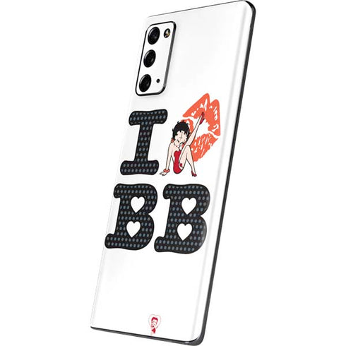 Betty Boop I Love BB Galaxy Note20 5G Skin