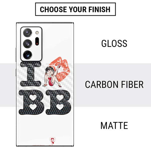 Betty Boop I Love BB Galaxy Note20 Ultra 5G Skin