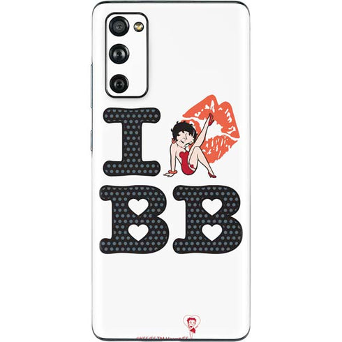 Betty Boop I Love BB Galaxy S20 Fan Edition Skin