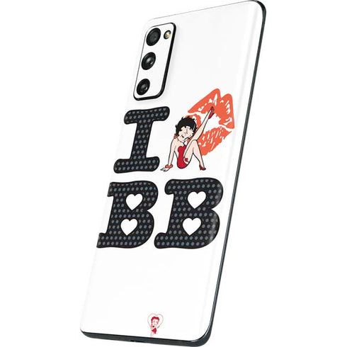 Betty Boop I Love BB Galaxy S20 Fan Edition Skin