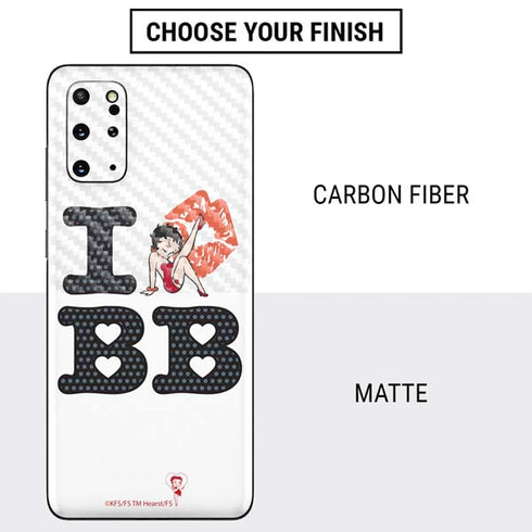 Betty Boop I Love BB Galaxy S20 Plus Skin