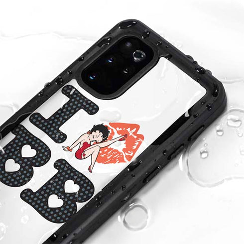 Betty Boop I Love BB Galaxy S20 Plus Waterproof Case