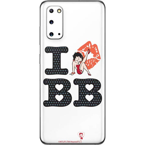 Betty Boop I Love BB Galaxy S20 Skin