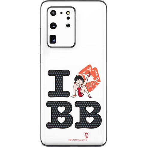 Betty Boop I Love BB Galaxy S20 Ultra 5G Skin