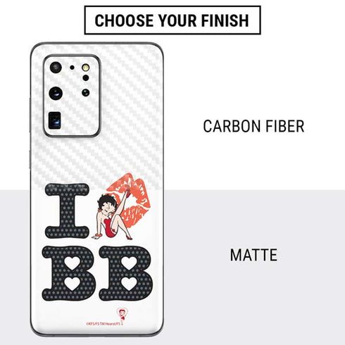 Betty Boop I Love BB Galaxy S20 Ultra 5G Skin