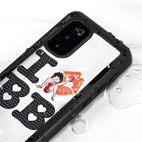 Betty Boop I Love BB Galaxy S20 Waterproof Case