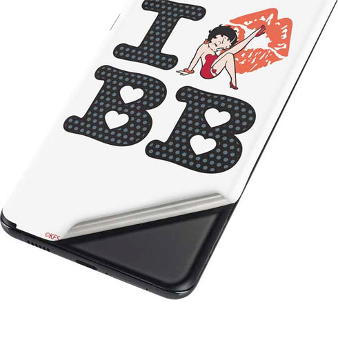 Betty Boop I Love BB Galaxy S21 5G Skin