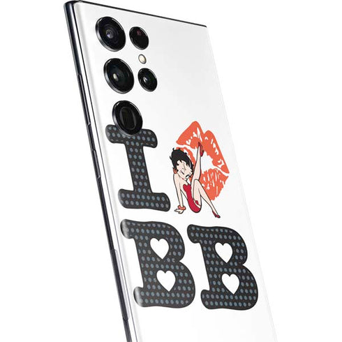 Betty Boop I Love BB Galaxy S22 Ultra Skin