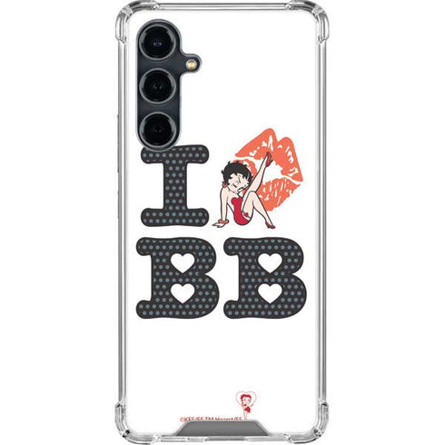 Betty Boop I Love BB Galaxy S23 FE Clear Case