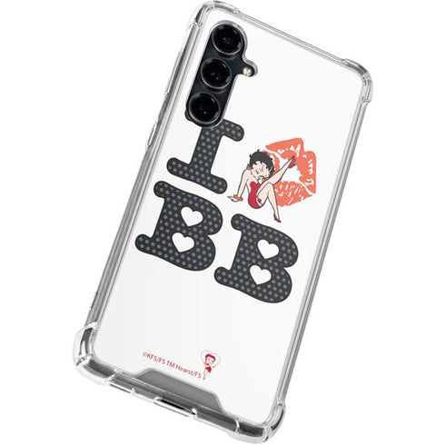 Betty Boop I Love BB Galaxy S23 FE Clear Case