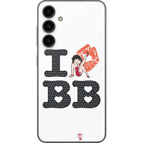 Betty Boop I Love BB Galaxy S23 FE Skin