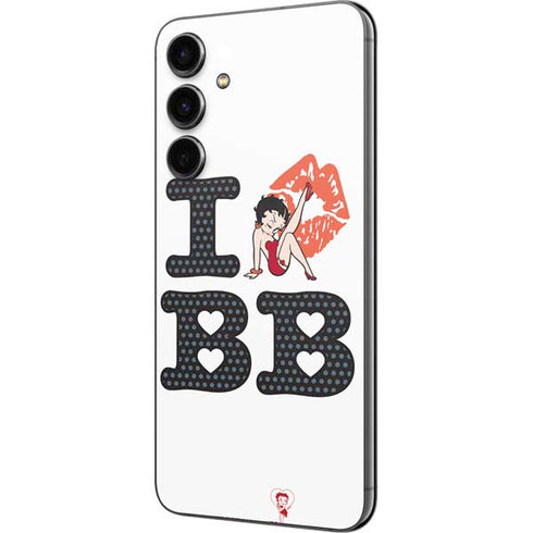 Betty Boop I Love BB Galaxy S23 FE Skin