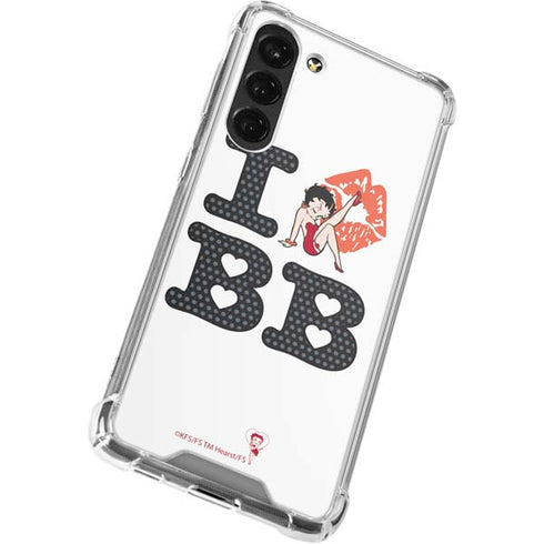 Betty Boop I Love BB Galaxy S23 Plus Clear Case
