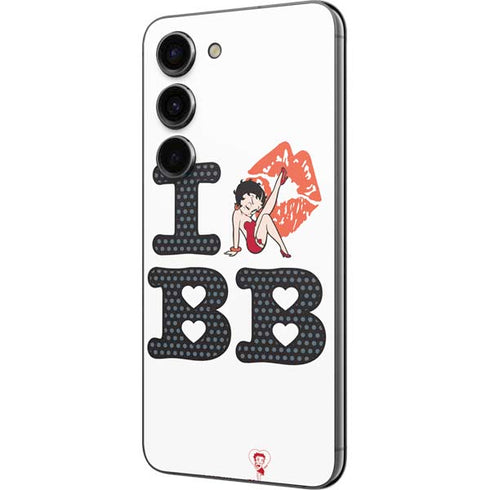 Betty Boop I Love BB Galaxy S23 Skin