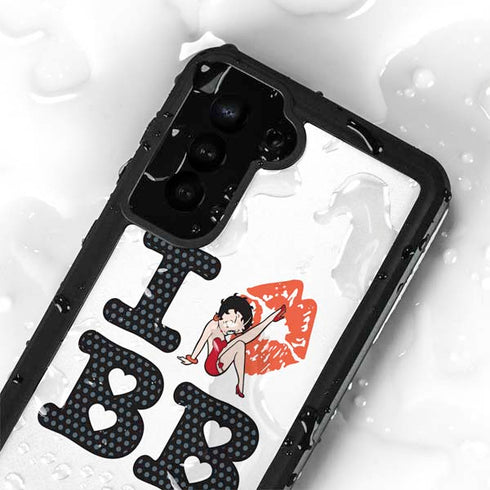 Betty Boop I Love BB Galaxy S23 Waterproof Case