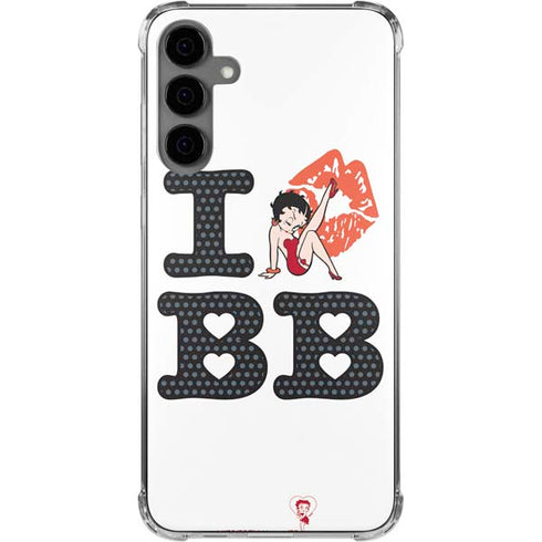 Betty Boop I Love BB Galaxy S24 Plus Clear Case