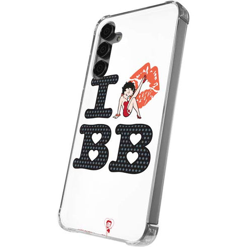 Betty Boop I Love BB Galaxy S24 Plus Clear Case