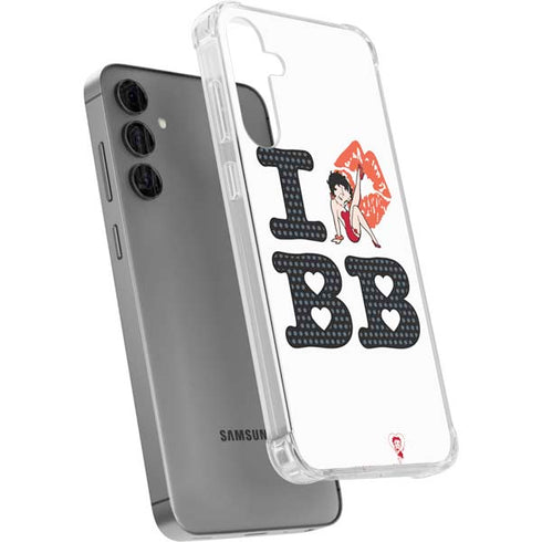 Betty Boop I Love BB Galaxy S24 Plus Clear Case