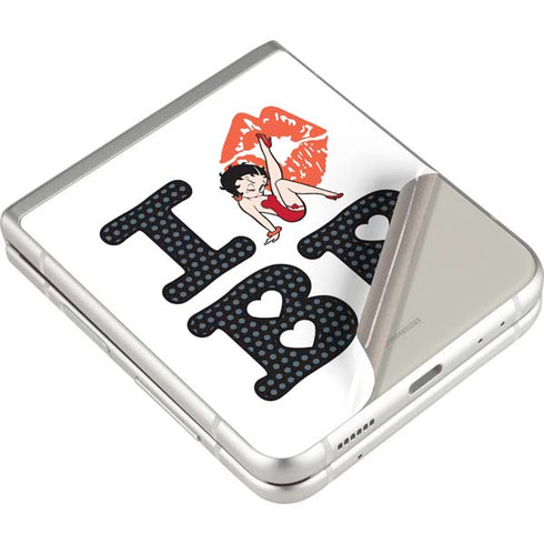 Betty Boop I Love BB Galaxy Z Flip3 5G Skin