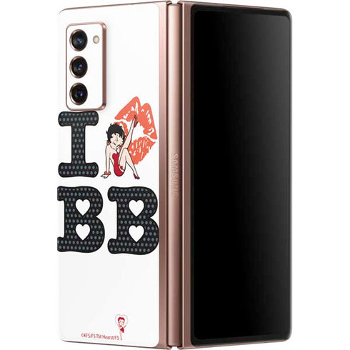 Betty Boop I Love BB Galaxy Z Fold2 5G Skin
