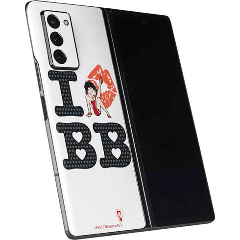 Betty Boop I Love BB Galaxy Z Fold2 5G Skin