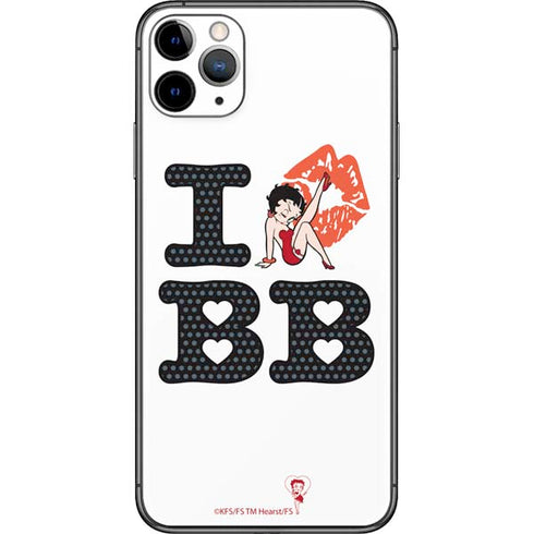 Betty Boop I Love BB iPhone 11 Pro Max Skin
