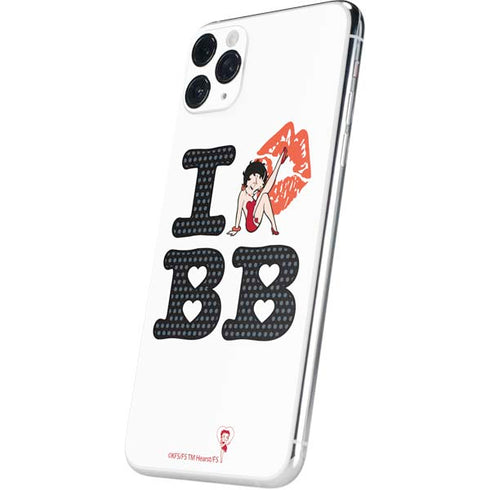 Betty Boop I Love BB iPhone 11 Pro Max Skin