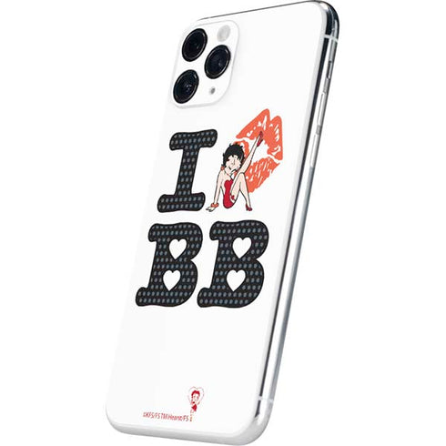 Betty Boop I Love BB iPhone 11 Pro Skin