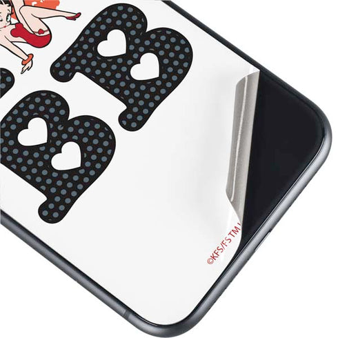 Betty Boop I Love BB iPhone 11 Skin