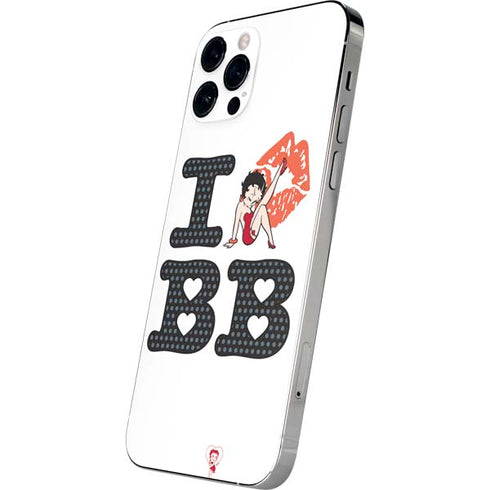 Betty Boop I Love BB iPhone 12 Pro Skin