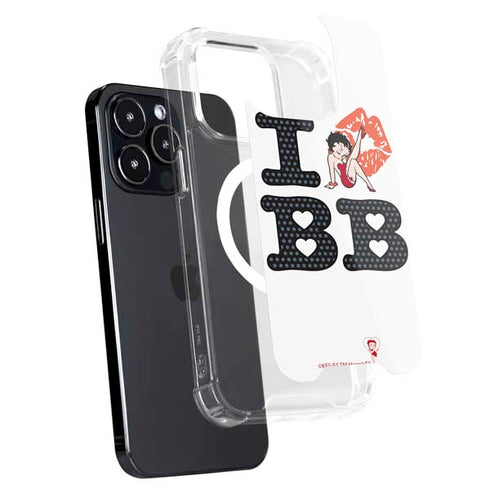 Betty Boop I Love BB iPhone 13 Pro MagSafe Case