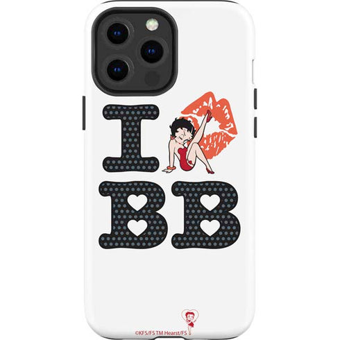Betty Boop I Love BB iPhone 13 Pro Max Impact Case