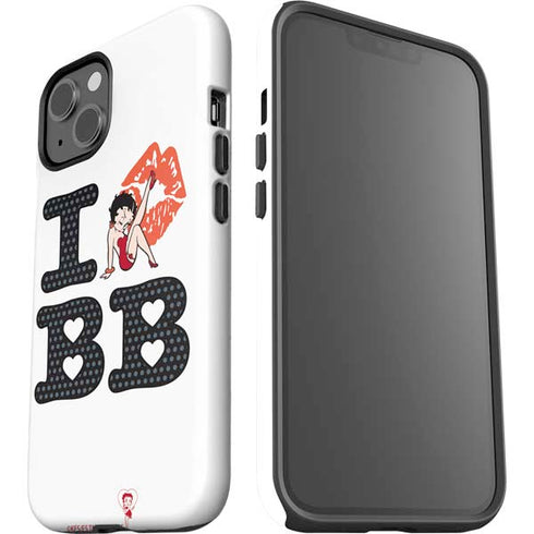 Betty Boop I Love BB iPhone 15 Plus Impact Case