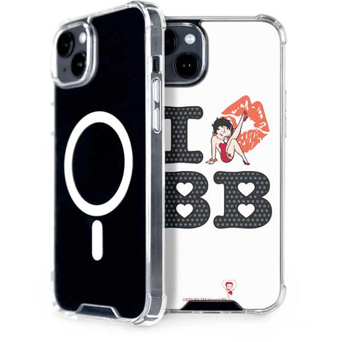 Betty Boop I Love BB iPhone 14 MagSafe Case