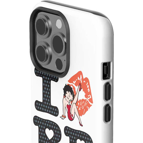 Betty Boop I Love BB iPhone 15 Pro Impact Case