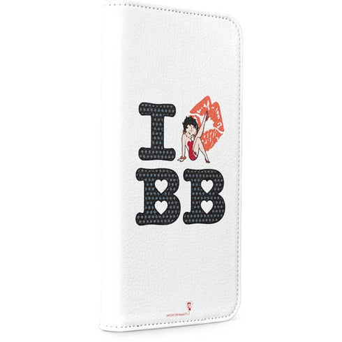 Betty Boop I Love BB iPhone 15 Plus Folio Case