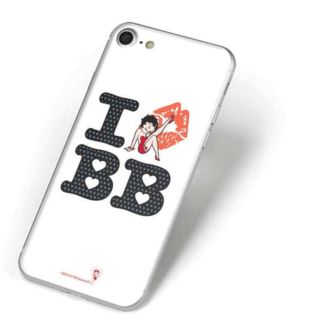 Betty Boop I Love BB iPhone 8 Skin